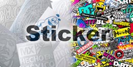 仙台 紙ステッカー・スクリーン印刷